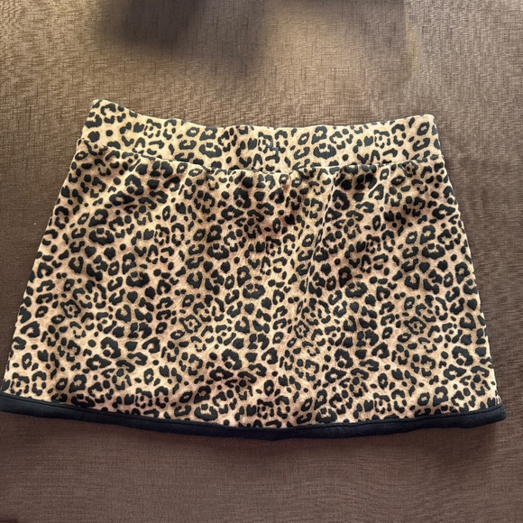 JoyLab Black and Leopard Print Athletic Skort High Rise Piped size Large - Picture 6 of 9